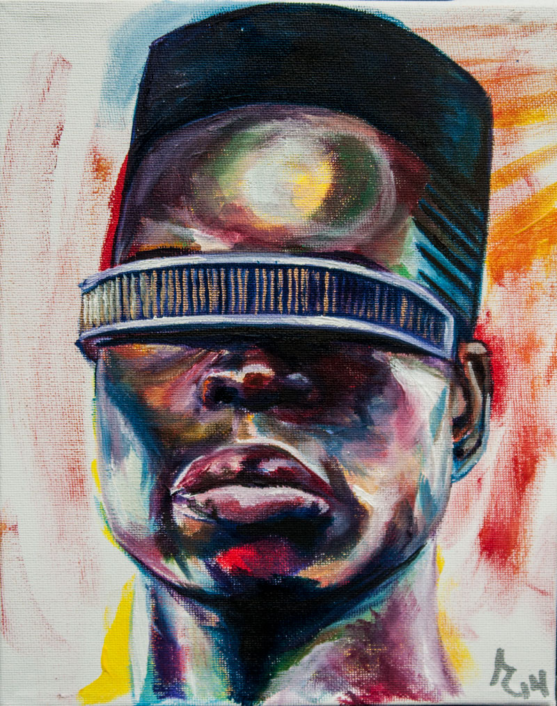 Afrofuturistic painting by Anthony Cavins Fandom Star Trek